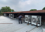 Sửa Chữa - Bảo Trì - Vệ Sinh Máy Lạnh Âm Trần 5HP Tại Coffee An Nhiên, Hà Huy Giáp, Quận 12