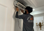 Vệ sinh chuyên sâu khách đường số 5 bình thạnh